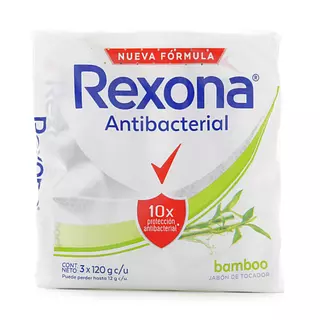 Jabón Rexona Antibacterial Bamboo