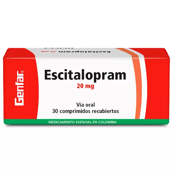 Escitalopram 20 Mg Gf