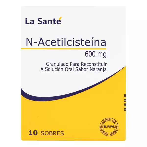 N-Acetilcisteina 600 Mg