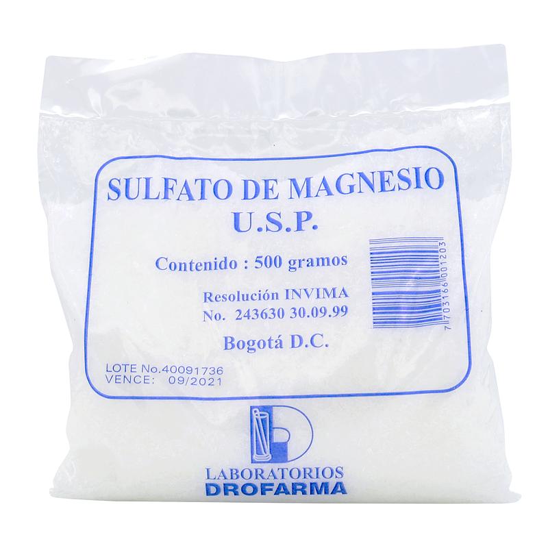Sulfato De Magnesio Drofarma Caja x 100 gr