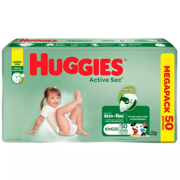 Pañales Etapa 5 Huggies Active Sec