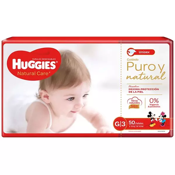 Pañales Etapa 3 Huggies Natural Care