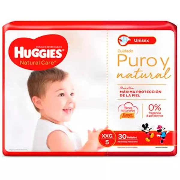 Pañales Etapa 5 Huggies Natural Care