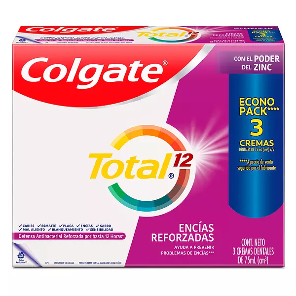 Crema Colgate Total 12 Encías Reforzadas