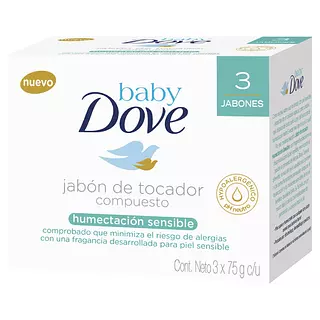 Jabon Dove Baby Humectación Sensible
