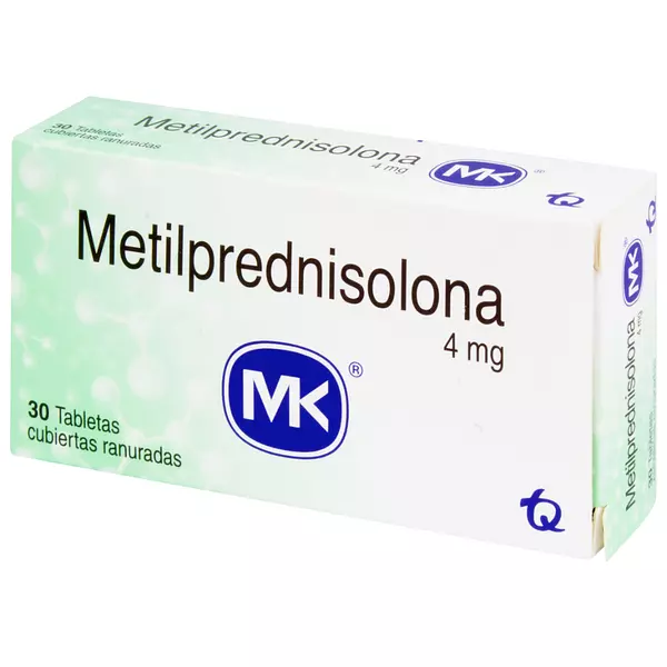 Metilprednisolona 4 Mg