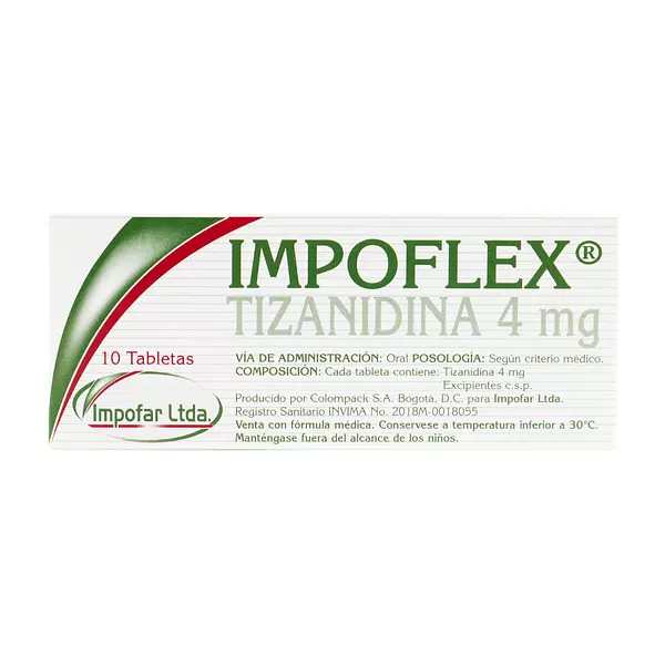 Impoflex Tizanidina 4 Mg