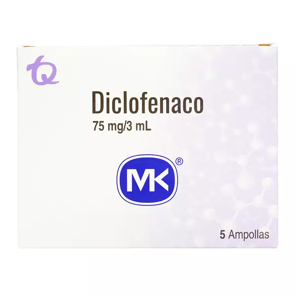 Diclofenaco 75 Mg Ampolla