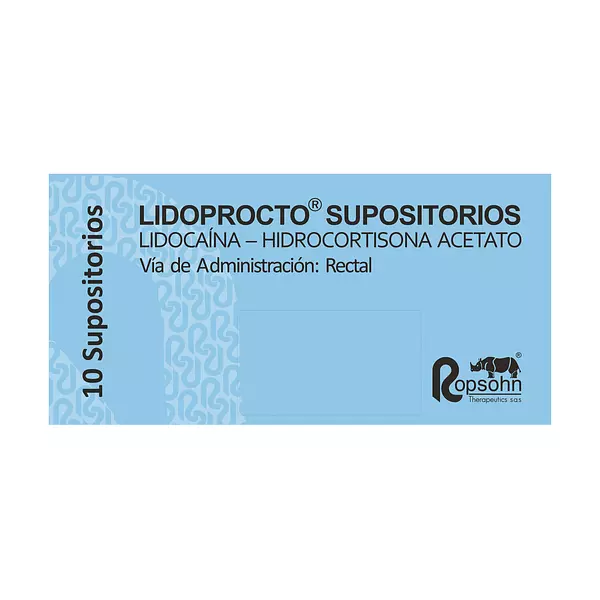 Lidoprocto Supositorios