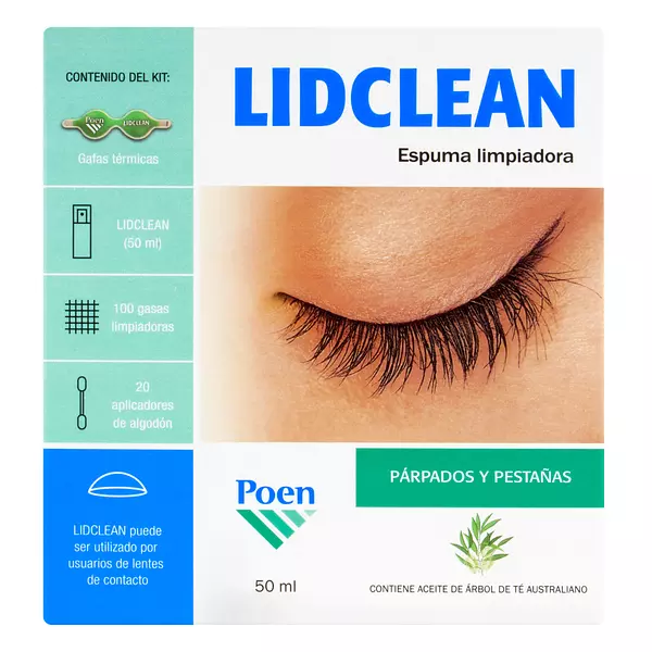 Kit Lidclean Espuma Limpiadora