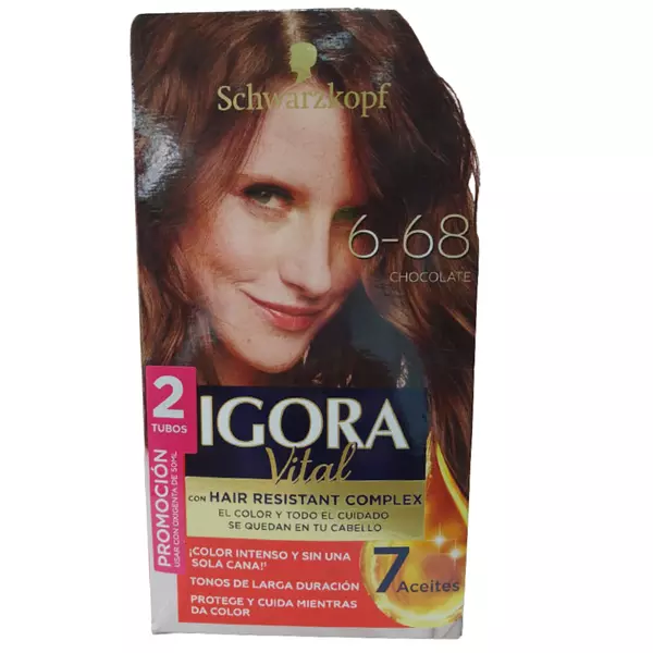 Tinte Igora Kit Brillan 668 Chocolate