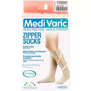 Media Medivaric Compresion Cierre Talla L