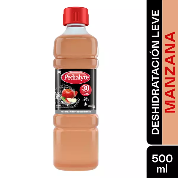 Pedialyte 30 Zinc Manzana