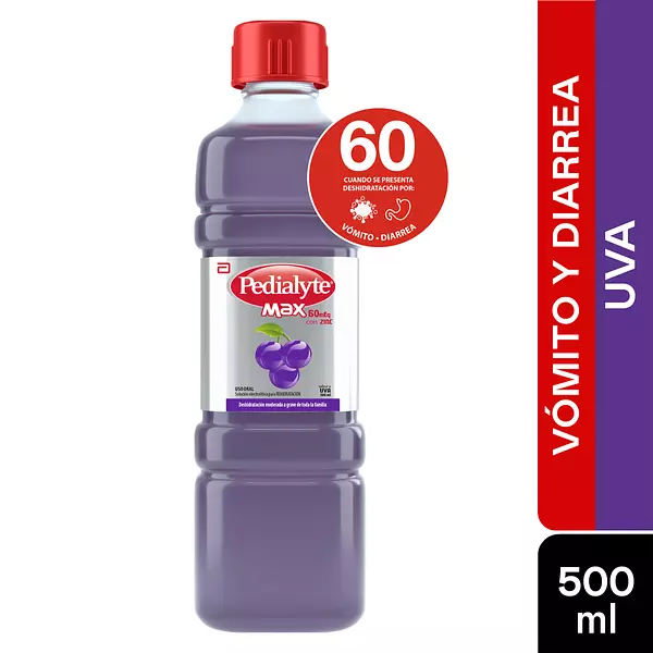 Pedialyte 60 Zinc Uva