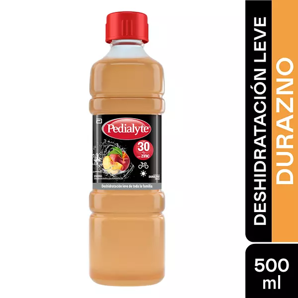 Pedialyte 30 Zinc Durazno