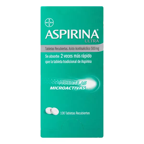 Aspirina Ultra 500 Mg