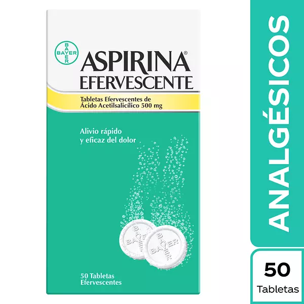 Aspirina Efervescente 500 Mg