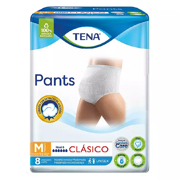 Pañales Tena Pants Clasic Talla M