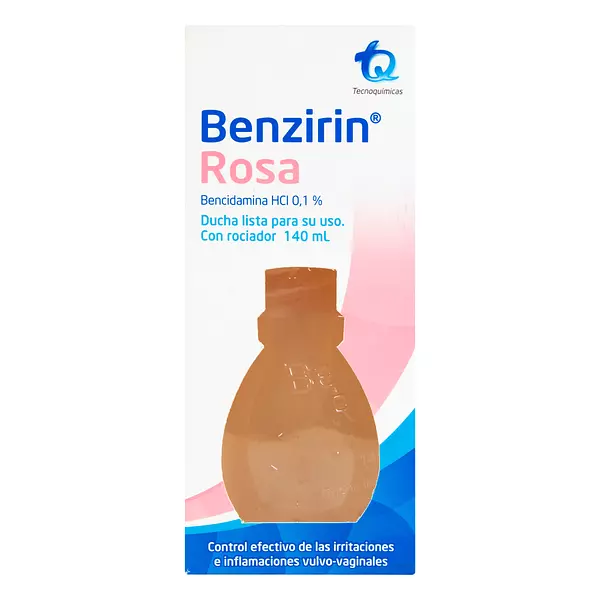 Benzirin Rosa Ducha Vaginal Rociador