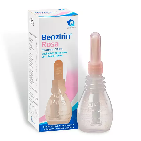 Benzirin Rosa Ducha Vaginal Canula