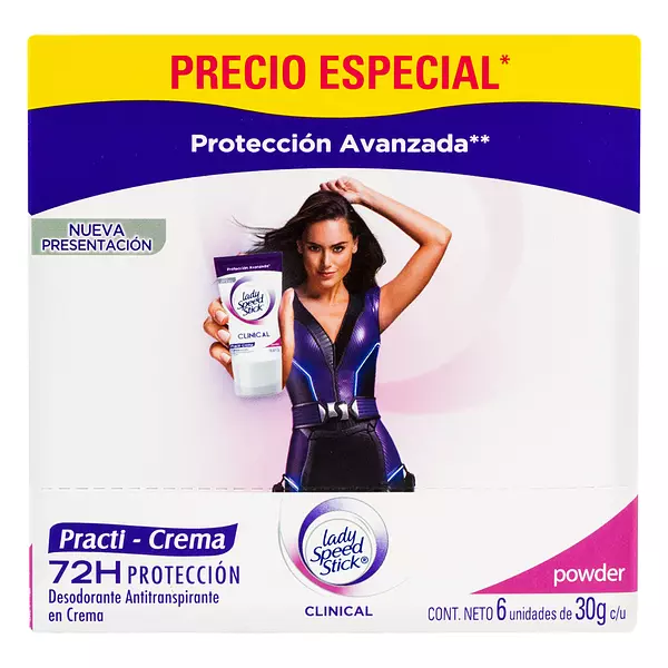 Desodorante Lady Speed Stick Clinical Crema