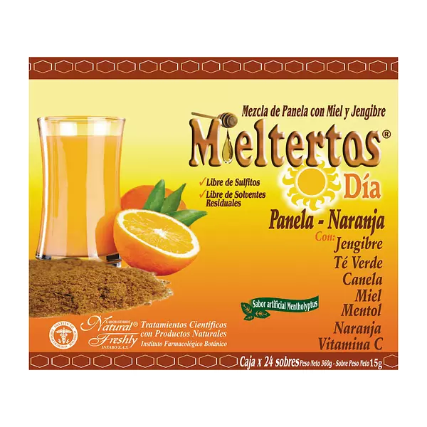 Mieltertos Gripa Dia Panela Naranja