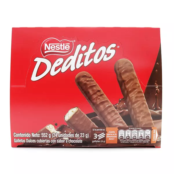 Deditos De Chocolate 23 Gr