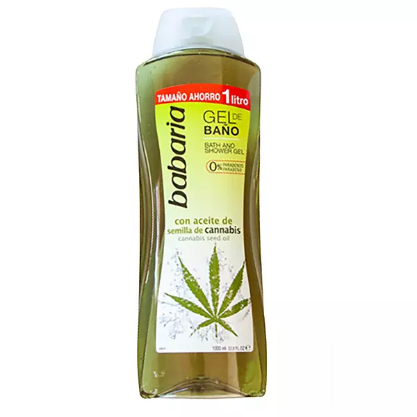 Gel De Baño Babaria Con Aceite De Cannabis