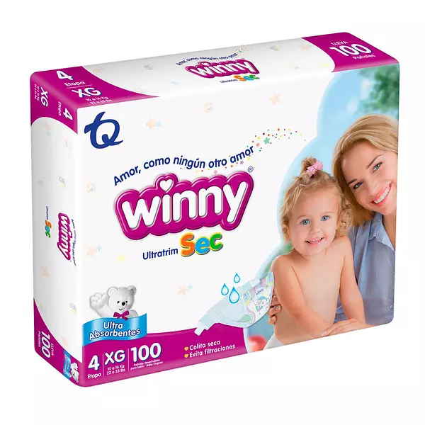 Pañales Etapa 4 Winny Ultra Sec