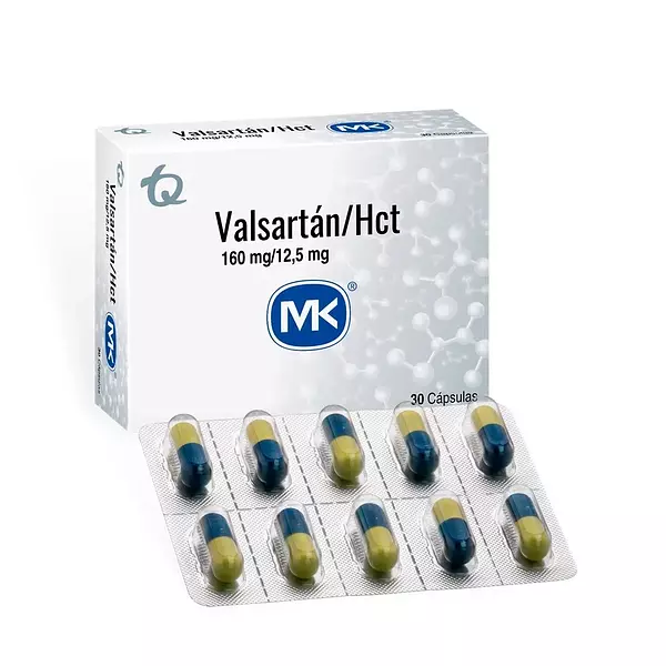 Valsartan + Hidroclorotiazida 160 Mg/12.5 Mg