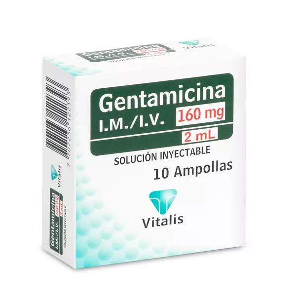 Gentamicina 160 Mg/2 Ml