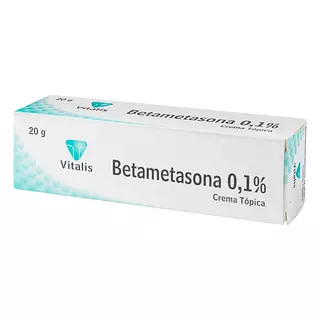 Betametasona 0.1% Crema Tópica