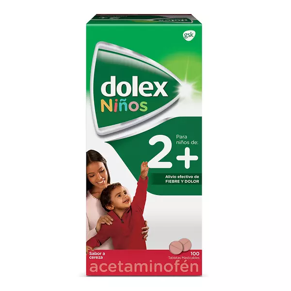 Dolex Pediatrico 2+ Tabletas Masticables