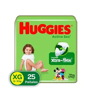 Pañales Etapa 4 Huggies Active Sec