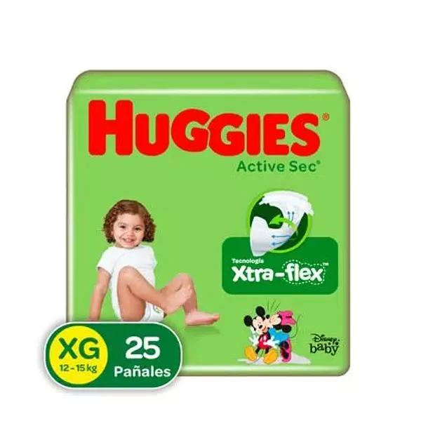 Pañales Etapa 4 Huggies Active Sec