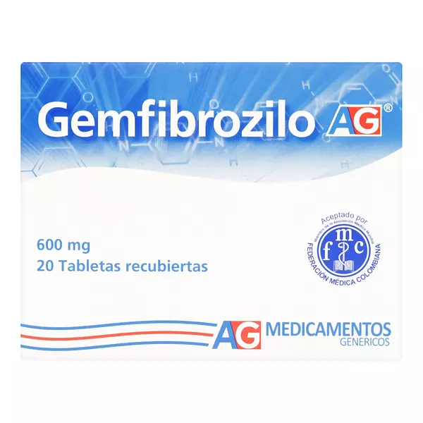 Gemfibrozilo 600 Mg