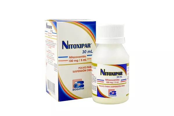 Nitoxipar Nitazoxanida 100 Mg/5ml Suspensión