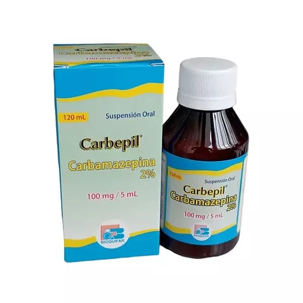 Carbepil Carbamazepina 2% 100 Mg/5 Ml Suspensión