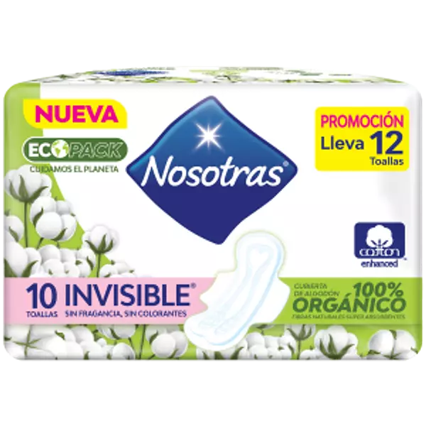 Toallas Nosotras Invisibles Organicas