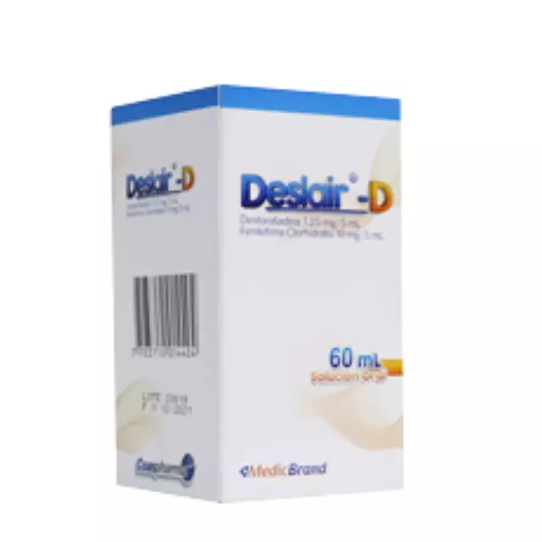 Deslair D Jarabe 1,25mg/5mg-10mg/5mg