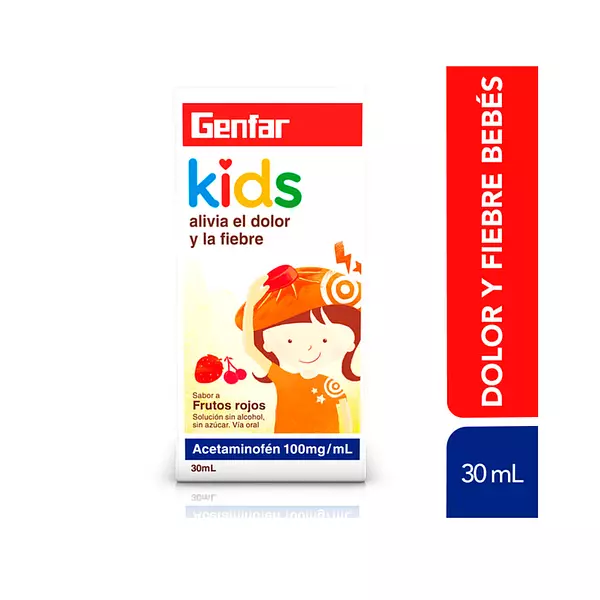 Acetaminofen Kids Gotas 100mg/Ml