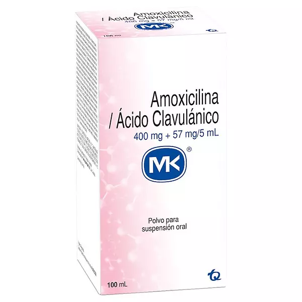 Amoxicilina/Acido Clavulanico 400/57mg