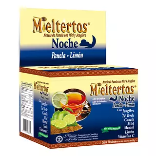 Mieltertos Gripa Noche Panela Limon