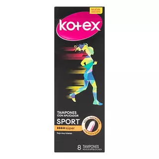Tampones Kotex Supe con Aplicador