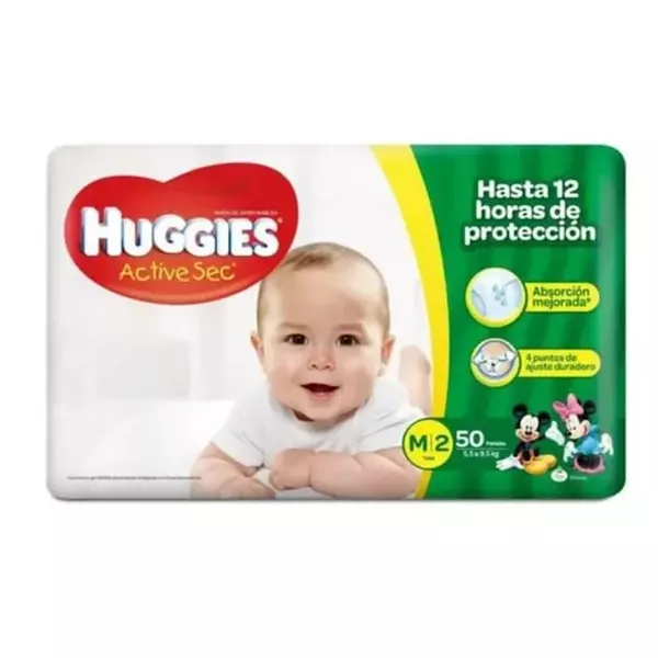 Pañales Etapa 2 Huggies Active Sec