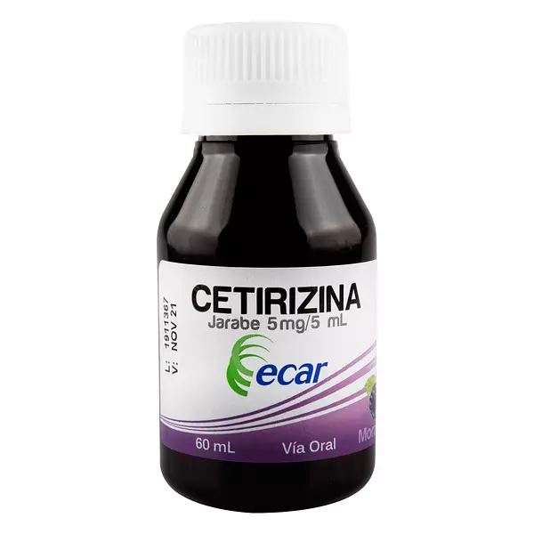 Cetirizina Jarabe 5 Mg/5ml