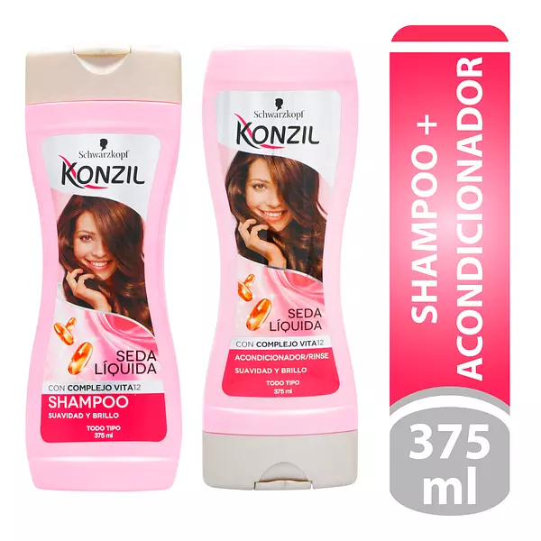 Shampoo Konzil Seda Liquida + Acondicionador