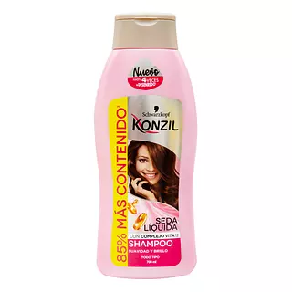 Shampoo Konzil Seda Liquida Complejo Vita 12