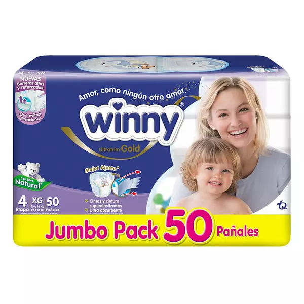 Pañales Etapa 4 Winny Ultra Gold