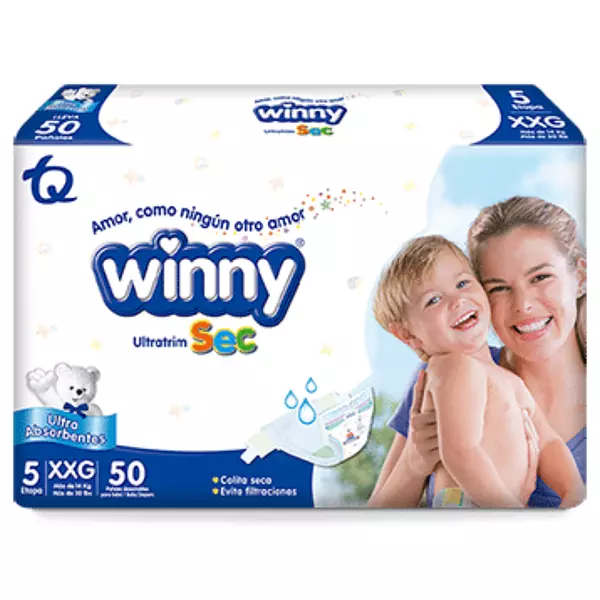 Pañales Etapa 5 Winny Ultra Sec